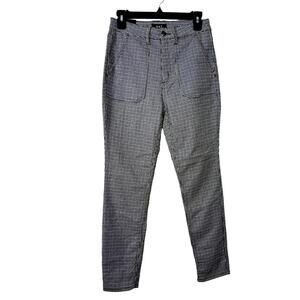 OAT High -Rise Skinny Ankle Pants - White Black Brown NWT Size 28